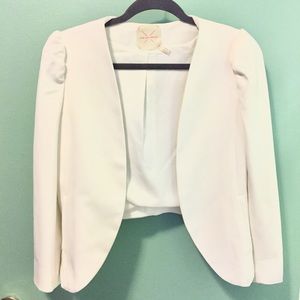 Pins & Needles White Blazer (Urban Outfitters)